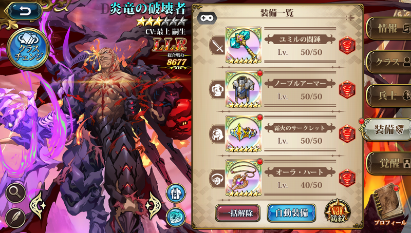 LLRバルガスの装備