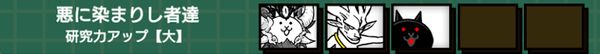 悪に染まりし者達(研究力アップ大)