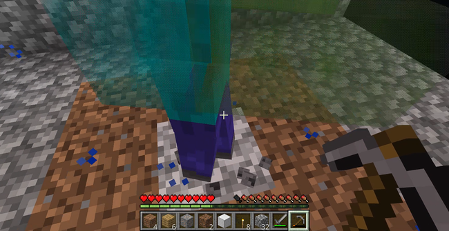 ワンブロックで出現するゾンビ