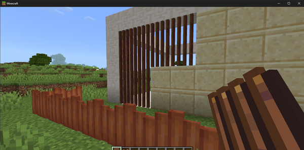 マイクラの追加柵