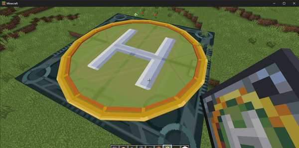 マイクラで使えるヘリポート