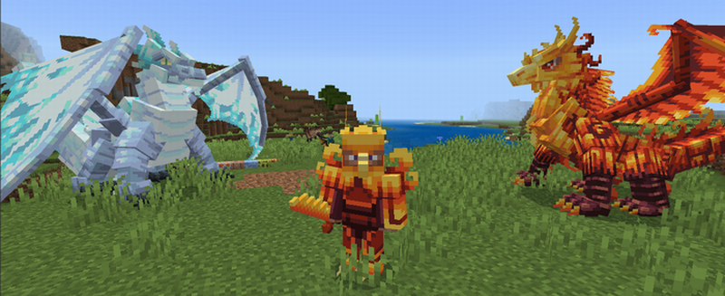 マインクラフトのアドオン『ドラゴンファイアライト』の遊び方