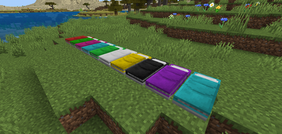 寝袋のカラーバリエーション