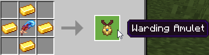 守護のアミュレット（Warding Amulet）のクラフト方法