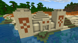 砂漠の寺院（ピラミッド）