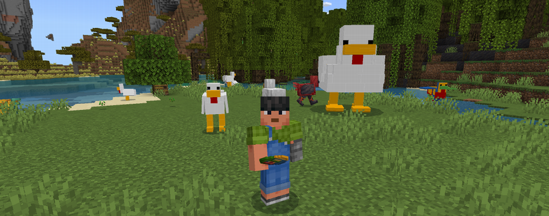 『レゴマインクラフト CHICKEN MOUNTS』アドオン