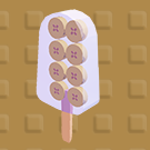 ブルーベリーバナナアイス