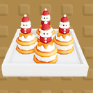 サンタミニパンケーキ