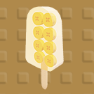 バナナアイスキャンディー