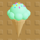 ミントアイスクリーム