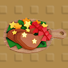 ローストチキンの大皿