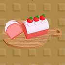ストロベリーパウンドケーキ
