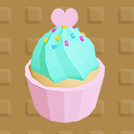 ミントカップケーキ