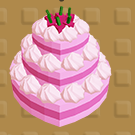 チェリーウェディングケーキ
