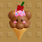 クマのアイスクリーム