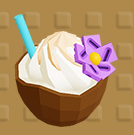 ココナッツアイスクリーム