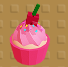 チェリーカップケーキ