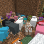 マイクラの羊毛自動回収＆仕分け機