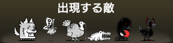豪雨樹林エリア14に出現する敵一覧