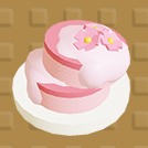 桜のパンケーキ