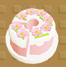 桜のシフォンケーキ
